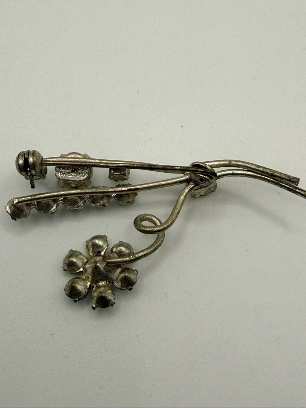 Vintage‎ 1950s Austria Crystal Rhinestone Brooch